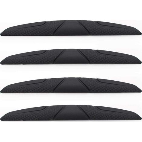 4 Pièces Voiture Bandes Anti Collision, Bandes de Protection de Bord, Protection du Bord D'automobile Rétroviseur, Protections de Portes Anti frottement, pour Tous Les Véhicules, Noir (1/5)