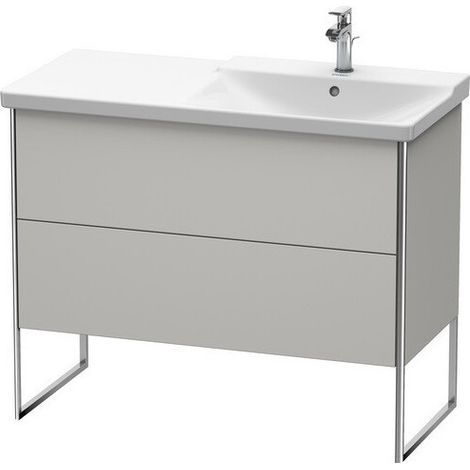 XSQUARE mobile lavabo lavabo dritto 805x1010x473mm Melanzana satinata