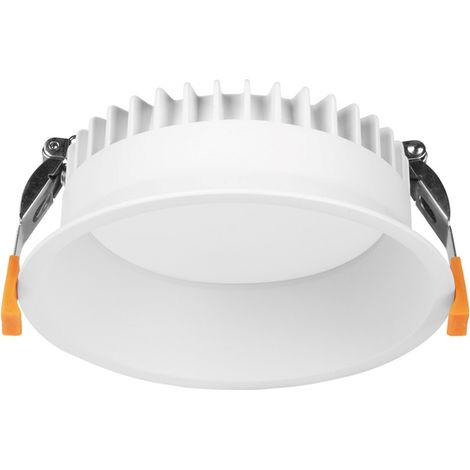 Forlight Jet - Downlight LED da Incasso LED 10.1W e 732lm con Bianco Neutro 4000K. Diametro 12cm. Struttura in Alluminio. Uso Interno IP54. Colore Bianco