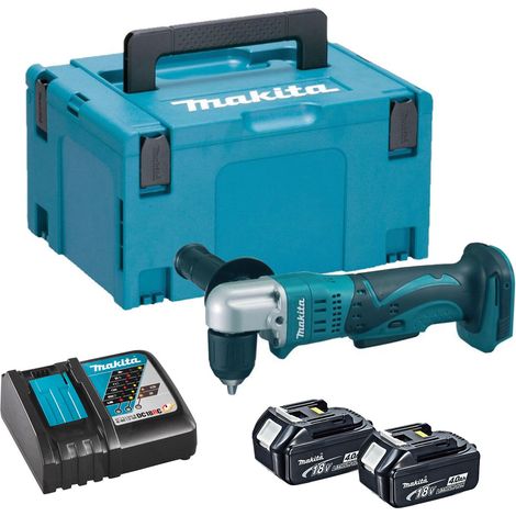 Makita DDA351RMJ 18V LXT Cordless Angle Drill - 2x 4Ah Batteries, Charger & MAKPAC 3 Case (1/5)