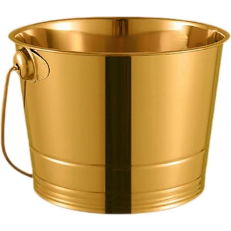 Seau à glace portable en métal, seau à salade, seau à en-cas, récipient à glace pour rafraîchir les boissons, accessoires de bar.-1000ML (1/5)