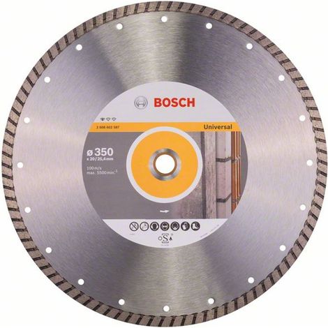 Bosch - Diamanttrennscheibe für Baustoffe 350x20/25,4 mm 2608602587 (1/5)