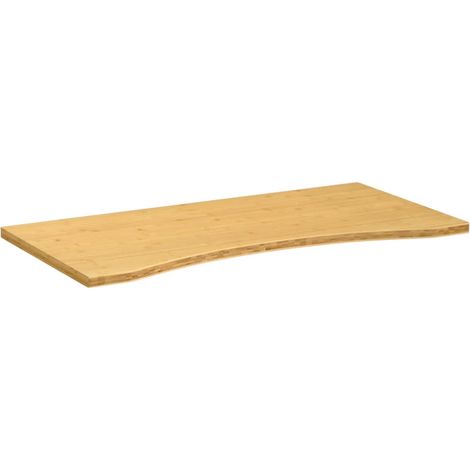 Maison Exclusive - Piano Scrivania 110x55x2,5 cm in Bambù (1/4)