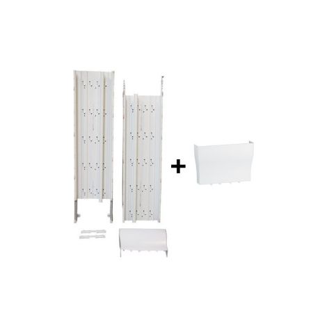 Legrand - Drivia - Kit GTL 18M + Cornet d'u00e9panouissement - Avec 2 couvercles complet - 65 x 355 mm - Ru00e9f. : 030067+030071 (1/5)