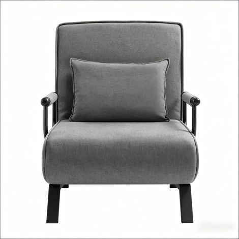 Fauteuil-lit convertible spacieux, chaise pliante avec fonction lit, canapé convertible multifonction (fauteuil-lit convertible uniquement) (1/5)