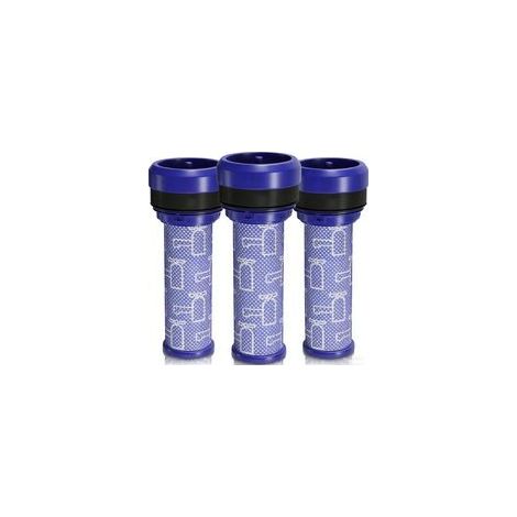 Filtre pré-moteur de rechange pour Dyson 923413-01 - Lot de 3 filtres moteur pour aspirateur DC28 DC33 DC33c DC37 DC37c DC39 - Cylindre de protection du moteur pré-filtre HEPA Dyson