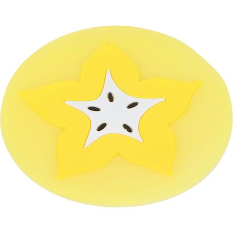 Fruchtförmige Untersetzer, Platzsets, Silikon-Becherhalter, Küchenaccessoires, Sternfrucht (1/5)