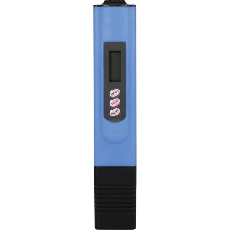 Testeur de qualité de l'eau, filtre de pureté, testeur TDS pour eau potable domestique, piscines, aquariums, culture hydroponique, etc., jaune (bleu)