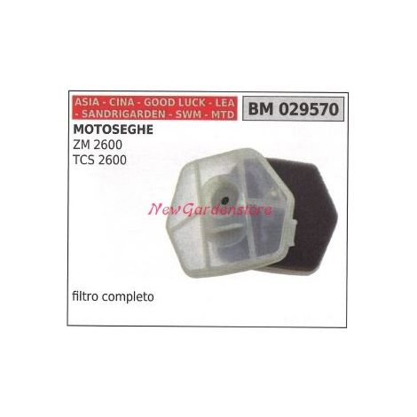 Filtro aria CINA motore motosega ZM 2600 TCS 2600 029570