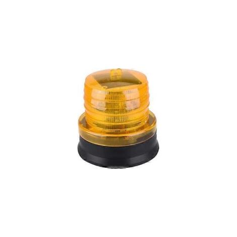 Magnetische Solar-LED-Notwarnleuchte mit Blinklicht (Gelb) - Crezuo