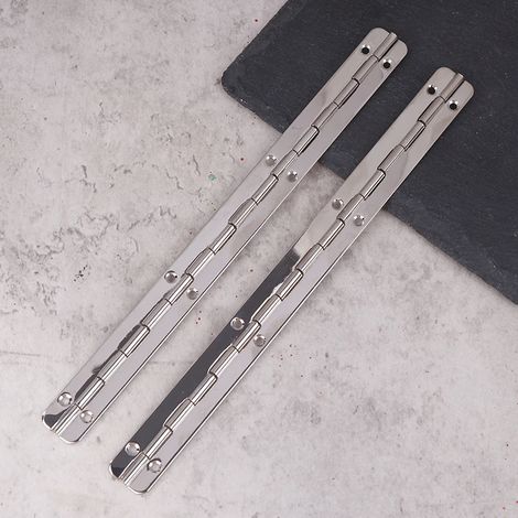 (A2) 2 charnières pour loisirs créatifs, robustes, pour meubles, portes et fenêtres en fer, charnières longues 【SMQ】 (1/5)