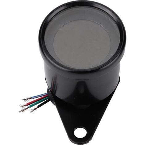 Compteur de Vitesse Numérique pour Moto. Tachymètre. Compteur de Vitesse LED Universel. Performances Stables pour la sécurité Routière. Lentille Anticlaire. (1/5)