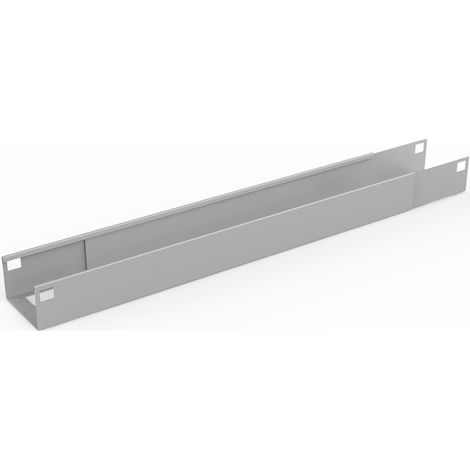 Veyhl Kabelwanne teleskopierbar 950-1550mm, RAL 9006 weißaluminium (1/4)