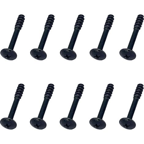 Lot de 10 Vis Boîtier Filtre À Air,Acier Carbone,Noir,36,2x10,2mm,Véhicule