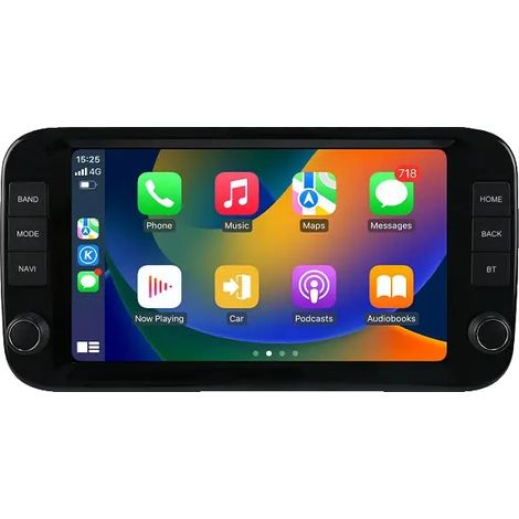 Autoradio, touchscreen, sistema di navigazione, compatibile con Fiat Panda 2013-2020, P4 CP (1/2)
