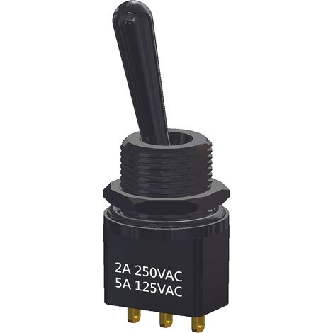 Interrupteur à levier RS PRO, On-Off-On, 1RT, 5 A @ 250 V c.a. ( Prix pour 1 )