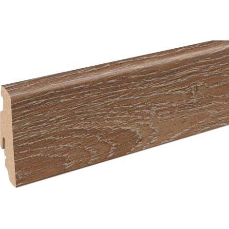 Neuhofer Fußleiste 240 cm x 58 x 19 cm eiche bronze Sockelleisten & Fußleisten (1/2)
