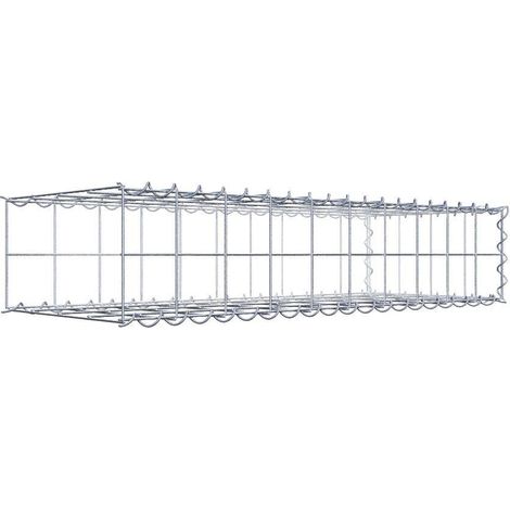 Gabiondeco - Gabion - Element de prolongation en longueur 100 cm x 20 cm x 40 cm (L x H x P). maille 10 x 10 cm. Spirale. Avert.: il manque une grille - Made in Germany (1/5)