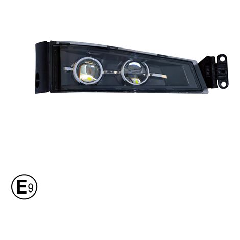 Rechter LED-/Halogen-Nebelscheinwerfer mit Doppellinse für VOLVO FH4/FM4 (2013–2019)