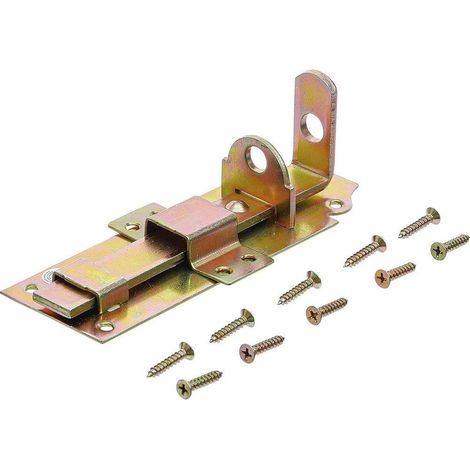 Verrou Manuel 150 x 50 mm - Acier, Fixation Sécurisée et Durable, Pro - D-Work