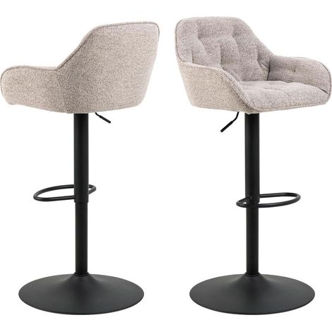 Brooke Barhocker Drehfunktion, Gaszylinder,  beige.