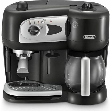 Macchina da caffè espresso combinato pompa - DELONGHI - BCO261B.1 - 15 bar - Cialde e caffè macinato - Nero e bianco