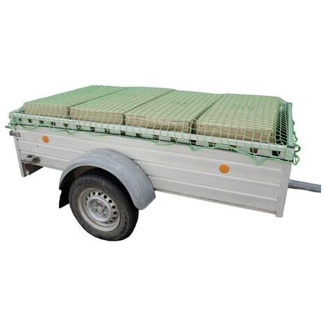 Filet pour remorque (L x l) 4 m x 3 m HP Autozubehör 25166 avec sangle de serrage en caoutchouc 1 pc (1/4)