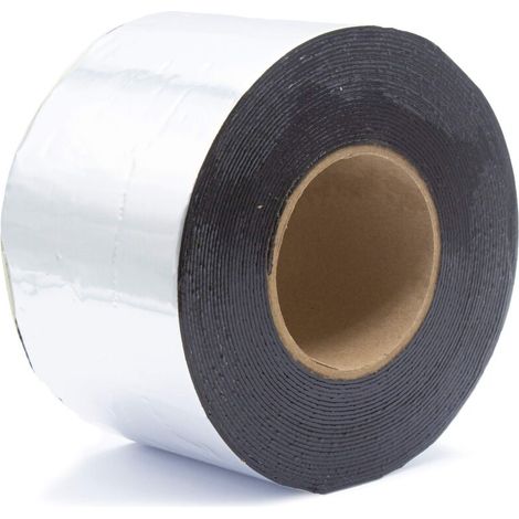 Bitume Ruban couleur aluminium. plomb. cuivre réparation 50. 75. 100. 150. 200. 225. 300. 600 mm x 10 mètres [Classe énergétique A+]