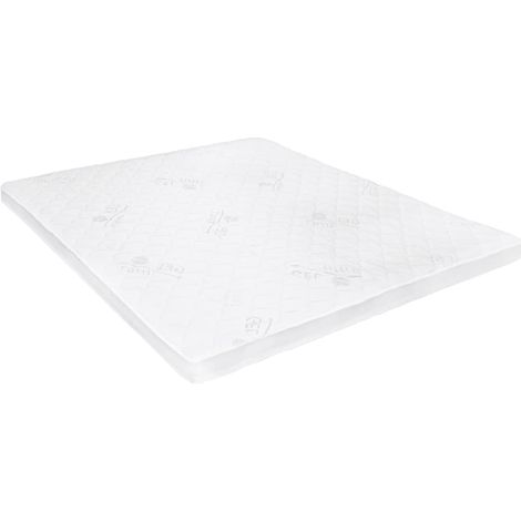 vidaXL Sobrecolchón 160x200 cm espuma de gel 7 cm (1/2)