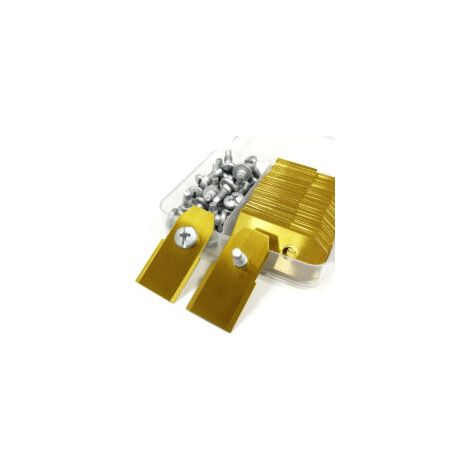 30 Ersatzmesser für Husqvarna/Automotive/Gardena/Yardforce Mähroboter, Titanmesser – Ersatzmesser (3G – 0,75 mm) – SP Hohe Qualität – Crezuo