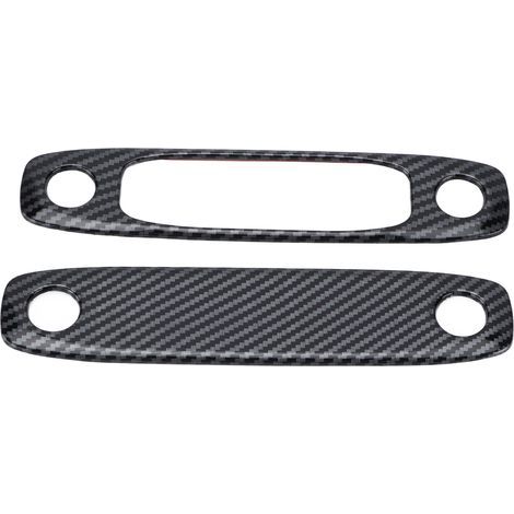 Cadre de garniture de plafonnier de lecture pour toit de voiture, intérieur style fibre de carbone, pièce de rechange pour Tesla Model 3