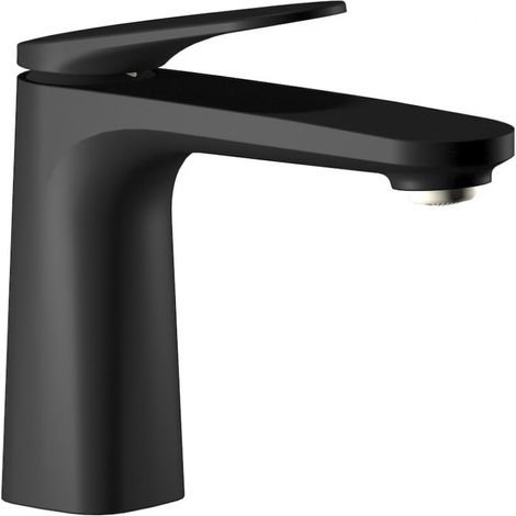 Yes please miscelatore lavabo nero opaco con piletta click clack