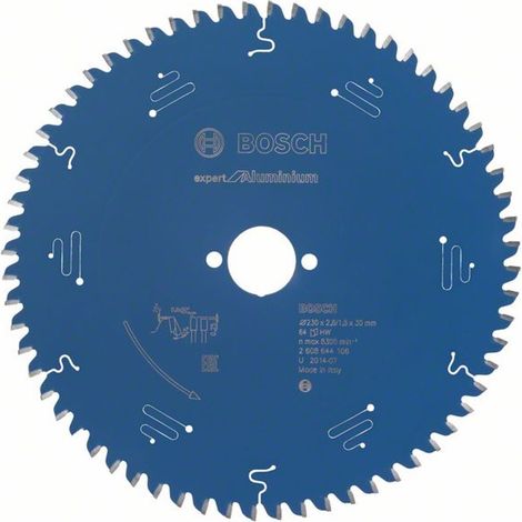 Bosch Kreissägeblatt Expert for Aluminium, 230 x 30 x 2,8 mm, 64