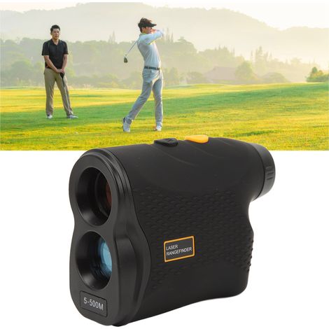 Télémètre Laser Multifunction 6x Grossissement Imperméable Résistant Flag-Pole Lock pour Golf Chasse Distance 546.8yd, Matériel ABS Taille App. 260g Inclut Sac Manuel Lanière Écharpe (1/5)
