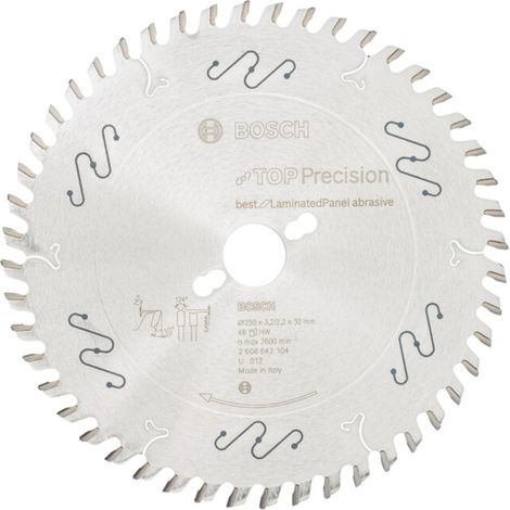 Lame de scie circulaire Top Precision, idéale pour panneaux stratifiés abrasifs 250x30x3,2 mm, 48 dents (1/5)