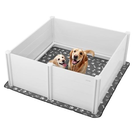 Parc de Mise Bas pour Chien - 152x152x61 cm Caisse de Mise Bas (1/5)