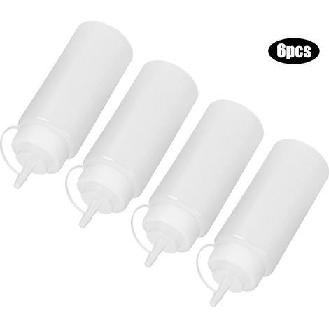 Lot de 6 flacons souples de 480 ml pour sauce tomate, distributeur de vinaigrette, accessoires de cuisine. (1/5)