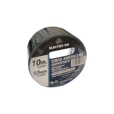 Ruban adhésif résistant "Super Tape" Couleur noire Electro Dh 04.440/10/N 8430552092727 (1/2)