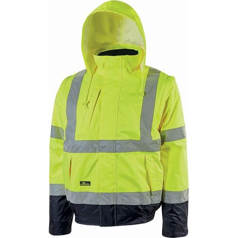 U-Power Giacca giallo fluo 10 Pz. Crafty WCY158YF - 3XL