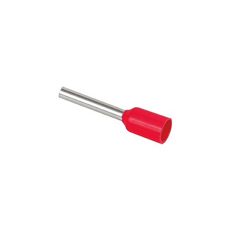 Embout pour fil souple section 1 mm² Rouge - Prix à la pièce