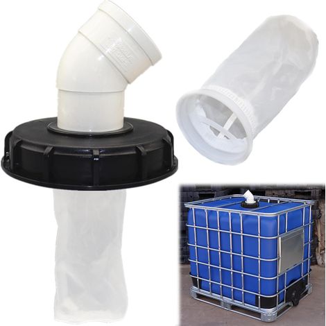 Lavable Couvercle De Filtre, Accessoires De Réservoir avec Coude, PVC Nylon PE Matériel avec Écran Filtrant pour Filtrer Les Impuretés Liquides dans Un Tonneau, Résistant à La Poussière (1/5)
