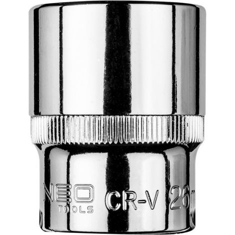 Douille Hexagonale - 1/2 Pouces - 26 Mm - Acier Chrome-Vanadium - 1 Unite (1/5)