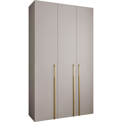 Armario Hartford 571, Cachemira, 246x140x42cm, Puertas de armario: Con bisagras, Número de estantes: 7