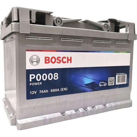 Bosch Batteria Auto P008 74Ah 680A 12V - Pronta all'Uso