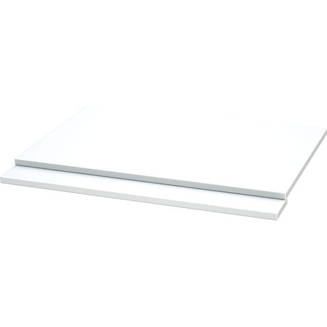 Duchy Choice 2-Piece MDF Bath End Panel 800mm W x 560mm H - Matt White (1/2)