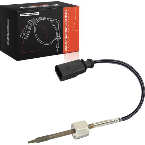 Sensor de temperatura, sensor PTC, longitud del cable 455 mm, rosca M14x1.5, 2 contactos de conector, color negro. (1/5)