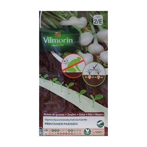 Semillas de CEBOLLA PRINTANIER PARISIEN Vilmorin (cultivo fácil) (1/2)