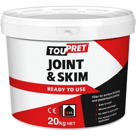 Toupret Ready Mixed Skim & Fill Joint - 20Kg