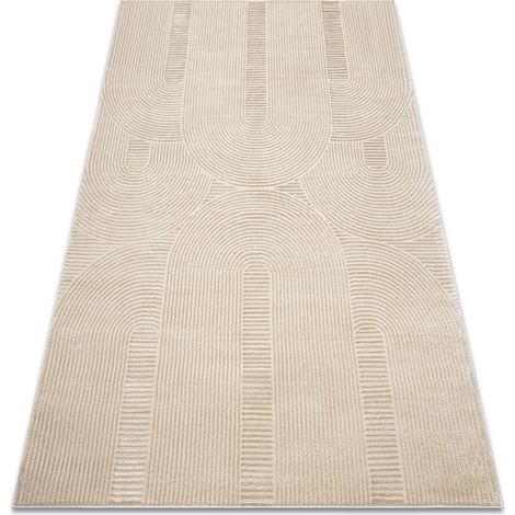 Tappeto BALANCE 9086 taupe - Geometrico, strutturale, glamour beige 160x220 cm