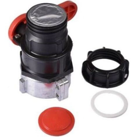 Robinet Sphérique - Réservoir IBC - DN50 - Filetage Sortie 60 mm - Résistant Acides Alcalis - 1 Pièce (1/4)